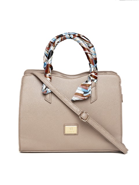 

Caprese Brown Solid Handheld Bag with Sling Strap
