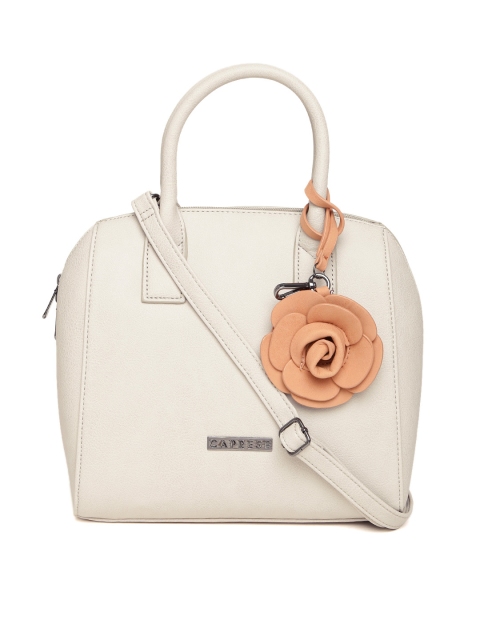 

Caprese Beige Solid Handheld Bag