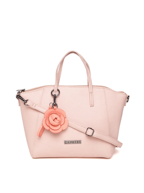 

Caprese Peach-Coloured Solid Handbag