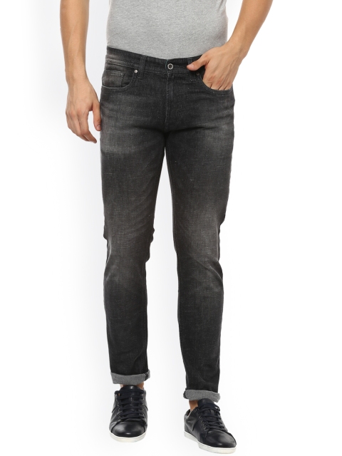 

Peter England Casuals Men Grey Slim Fit Mid-Rise Clean Look Stretchable Jeans