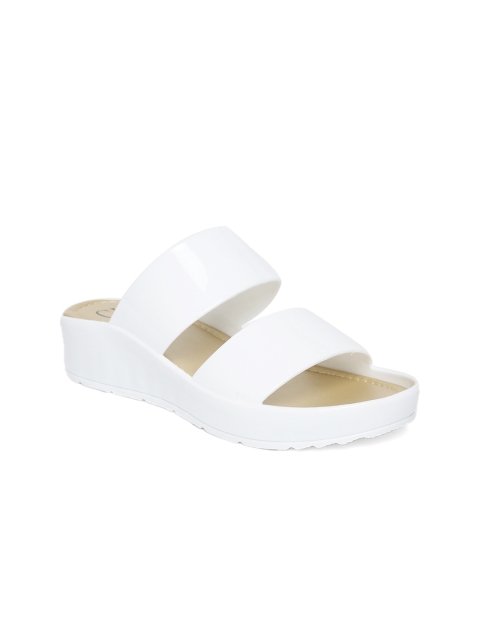 

Carlton London Women White Solid Flatforms