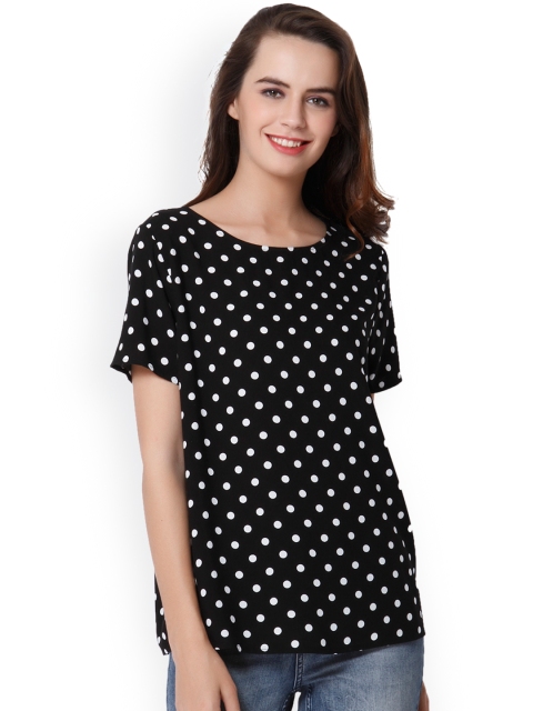 

ONLY Women Black Printed Top