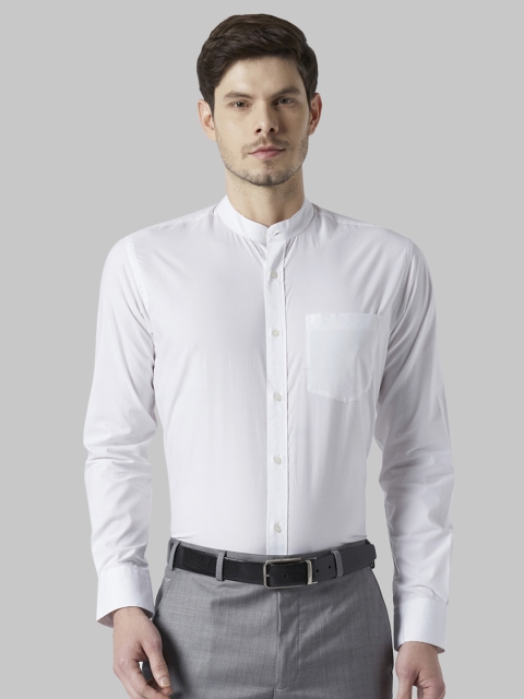 

Park Avenue Men White Slim Fit Solid Formal Shirt