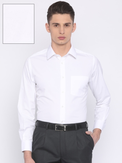 

Park Avenue Men White Regular Fit Solid Formal Shirt