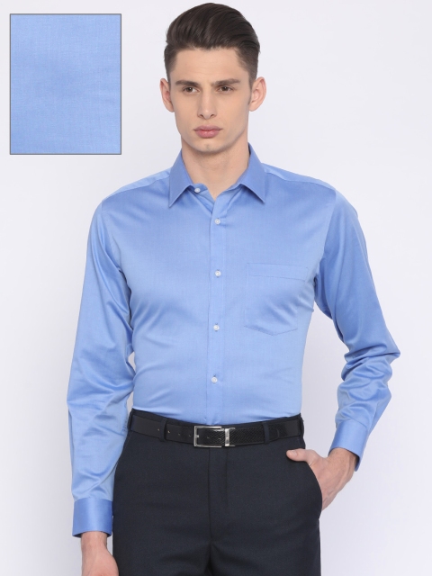 

Park Avenue Men Blue Regular Fit Solid Formal Shirt