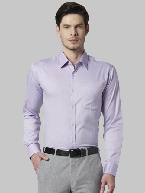 

Park Avenue Men Purple Regular Fit Solid Formal Shirt