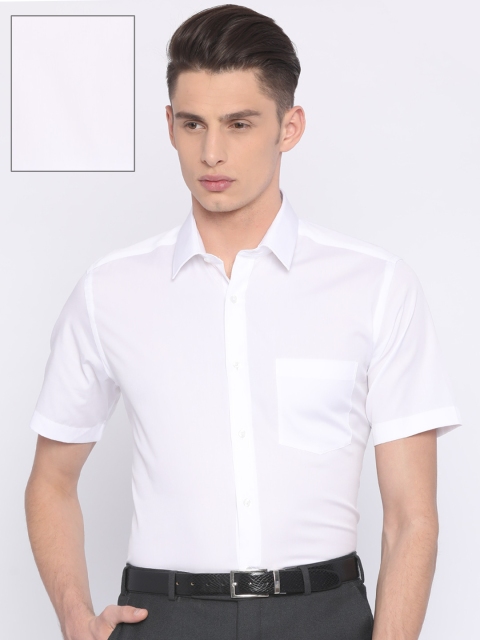 

Park Avenue Men White Regular Fit Solid Formal Shirt