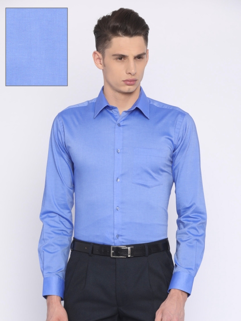 

Park Avenue Men Blue Slim Fit Solid Formal Shirt