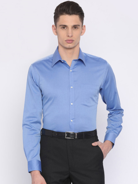 

Park Avenue Men Blue Slim Fit Solid Formal Shirt