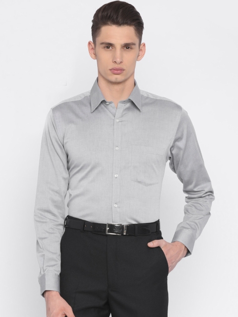 

Park Avenue Men Grey Slim Fit Solid Formal Shirt