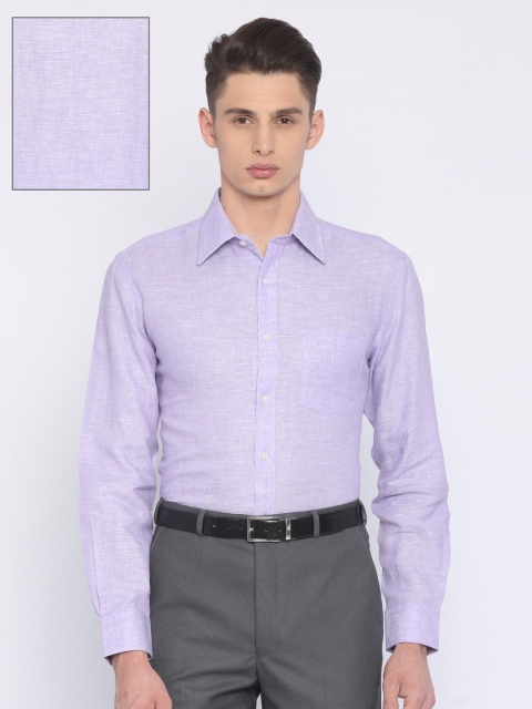 

Park Avenue Men Purple Slim Fit Solid Formal Shirt
