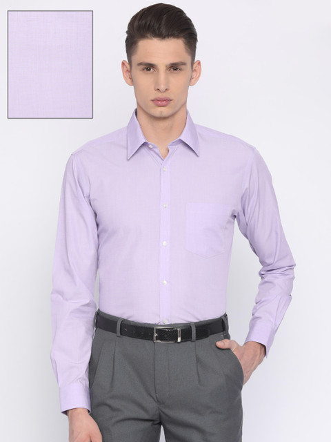 

Park Avenue Men Purple Slim Fit Solid Formal Shirt