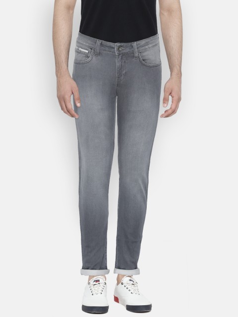 

Wrangler Men Grey Skinny Fit Low-Rise Clean Look Stretchable Jeans