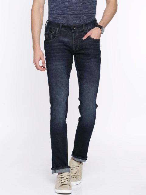 

Wrangler Men Blue Slim Fit Low-Rise Clean Look Stretchable Jeans