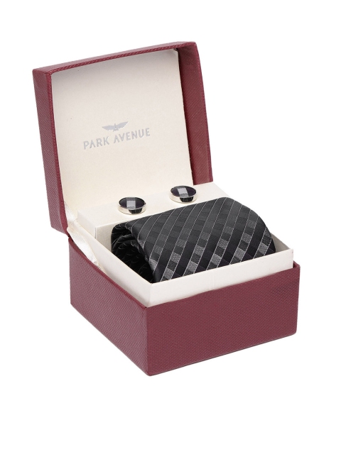 

Park Avenue Men Tie & Cufflink Gift Set, Black