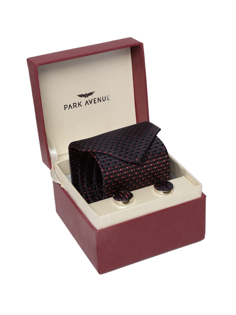 

Park Avenue Men Tie & Cufflink Gift Set, Navy blue