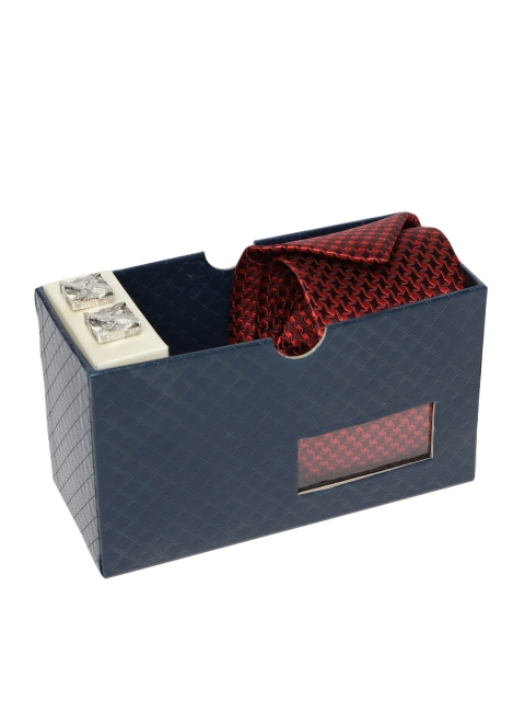 

Park Avenue Men Tie & Cufflinks Gift Set, Red