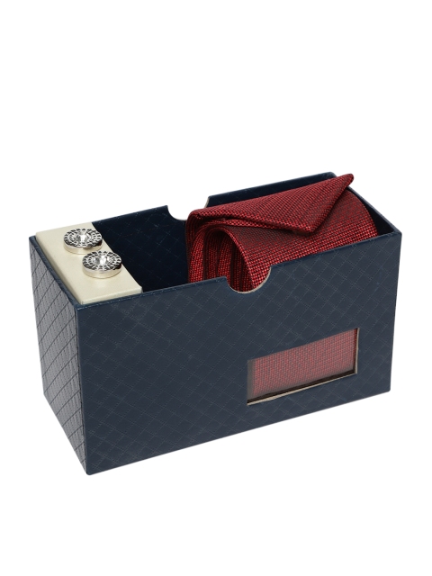 

Park Avenue Men Tie & Cufflinks Gift Set, Red