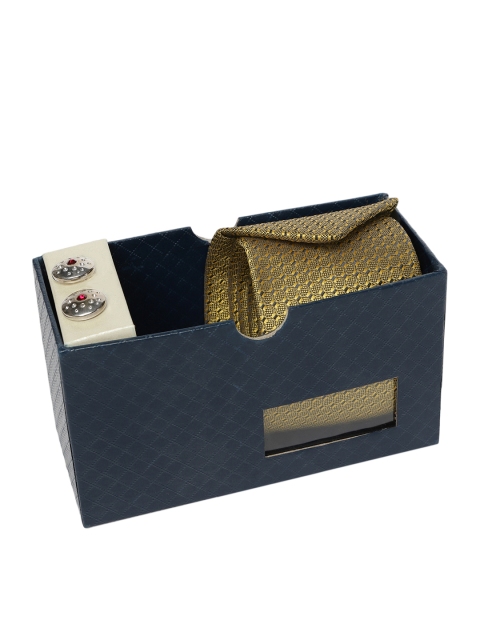 

Park Avenue Men Tie & Cufflinks Gift Set, Yellow