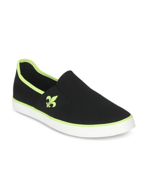 

Bond Street By Red Tape Men Black Slip-On Sneakers