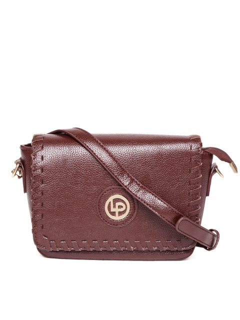 

Lisa Hayden for Lino Perros Maroon Solid Sling Bag