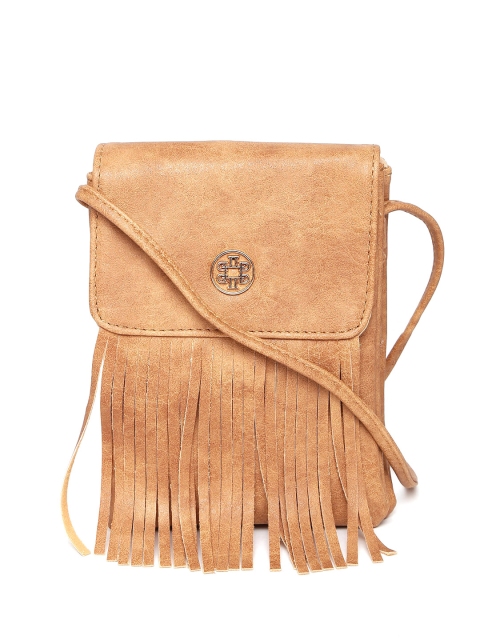 

Lisa Haydon for Lino Perros Brown Fringed Sling Bag