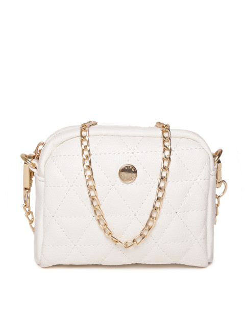 

Lisa Haydon for Lino Perros White Quilted Sling Bag