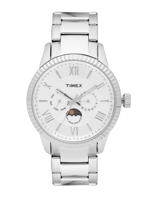 

Timex Men Silver-Toned Analogue Watch TWEG15106