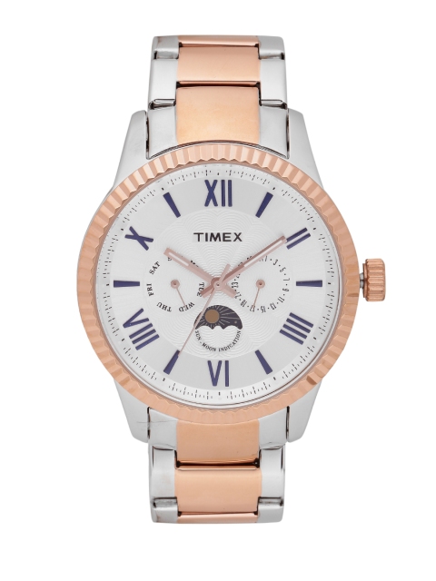 

Timex Men Silver-Toned Analogue Watch TWEG15109