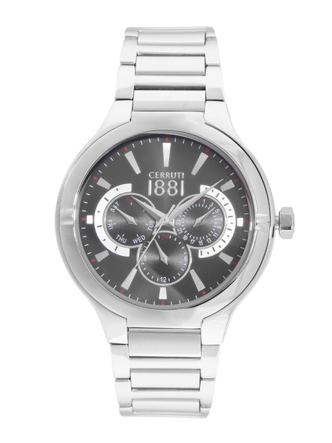 

Cerruti 1881 Men Black Analogue Watch CRA105SN02MS