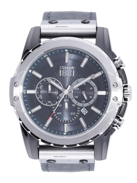 

Cerruti 1881 Men Black Chronograph Watch CRA130SBS03BL