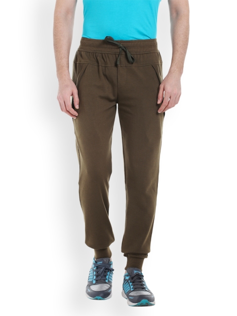 

AVOQ Men Brown Solid Joggers