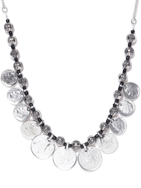 

Infuzze Silver-Toned Tribal Necklace