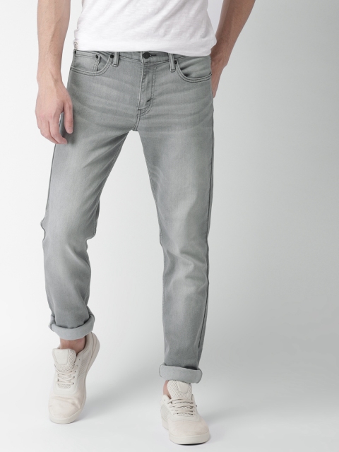 

Levis Men Grey Slim Fit Mid-Rise Clean Look Stretchable Jeans