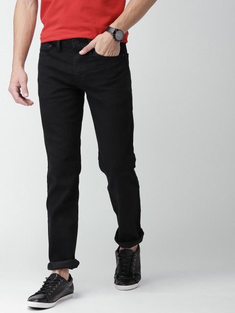 

Levis Men Black Slim Fit Mid-Rise Clean Look Jeans 511