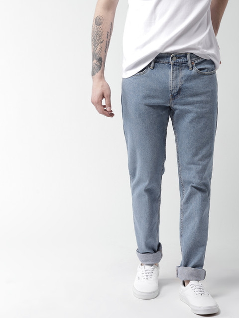 

Levis Men Blue Slim Fit Mid-Rise Clean Look Stretchable Jeans 511