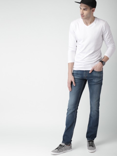 

Levis Men Blue Skinny Fit Mid-Rise Clean Look Stretchable Jeans 65504