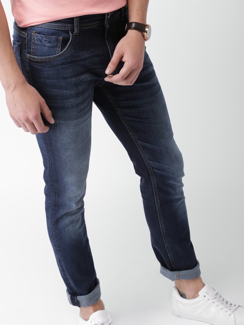 

Mast & Harbour Men Blue Skinny Fit Mid-Rise Clean Look Stretchable Jeans