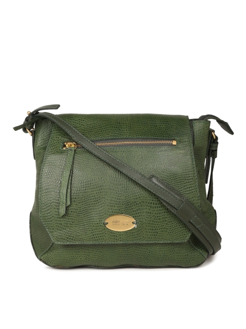 

Hidesign Green Textured Sling Bag