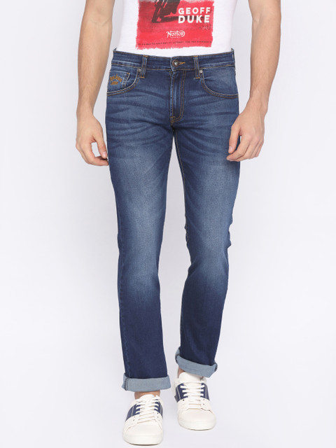 

Pepe Jeans Men Blue Slim Fit Low-Rise Clean Look Stretchable Jeans