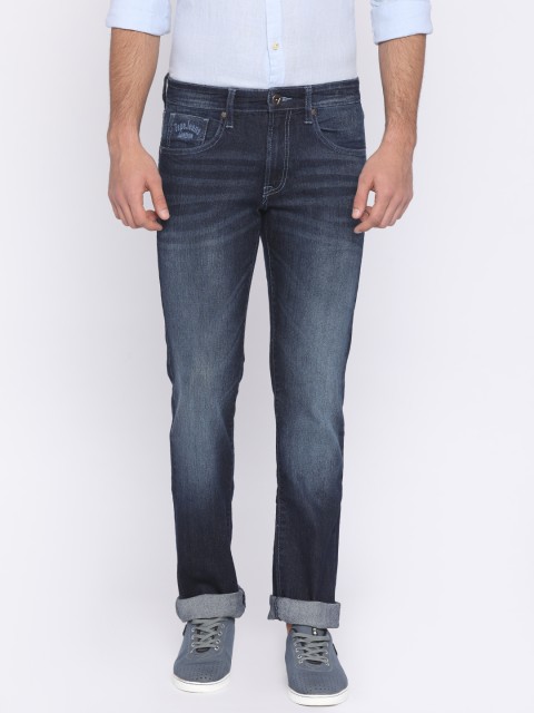 

Pepe Jeans Men Blue Slim Fit Low-Rise Clean Look Stretchable Jeans