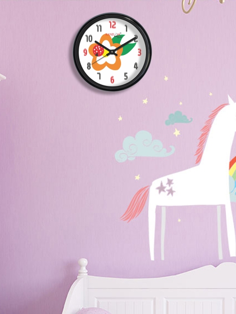 

RANDOM White Round Printed 30.4 cm Analogue Wall Clock
