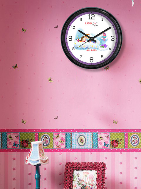

RANDOM White Round Printed 30.4 cm Analogue Wall Clock