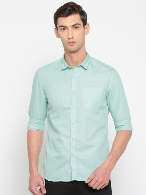 

Numero Uno Men Blue Regular Fit Solid Casual Shirt