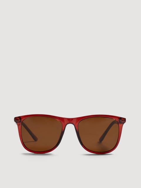 

MANGO MAN Square Sunglasses 23090576, Brown