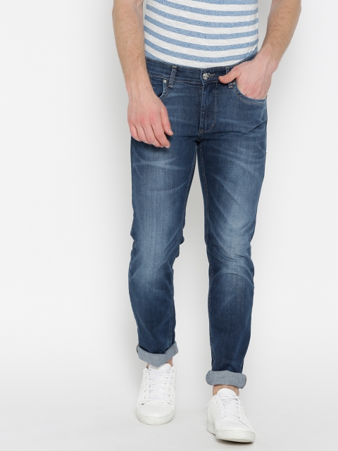 

Numero Uno Men Blue Morice Slim Fit Low-Rise Clean Look Stretchable Jeans