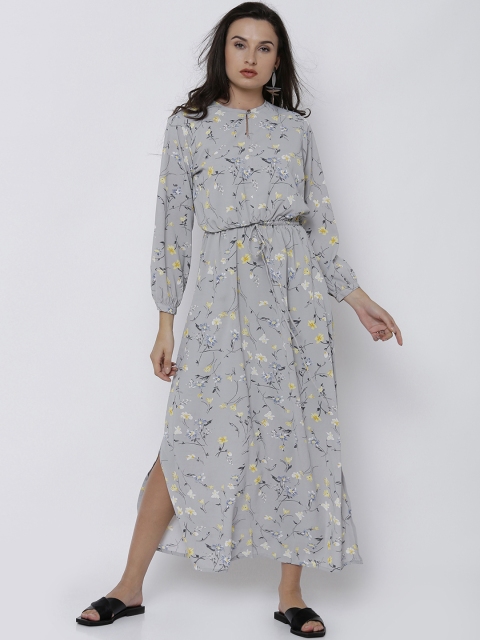 

Tokyo Talkies Women Grey Printed A-Line Dress