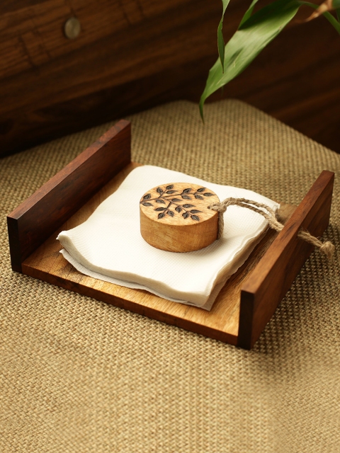 

ExclusiveLane Brown Solid Wood Set