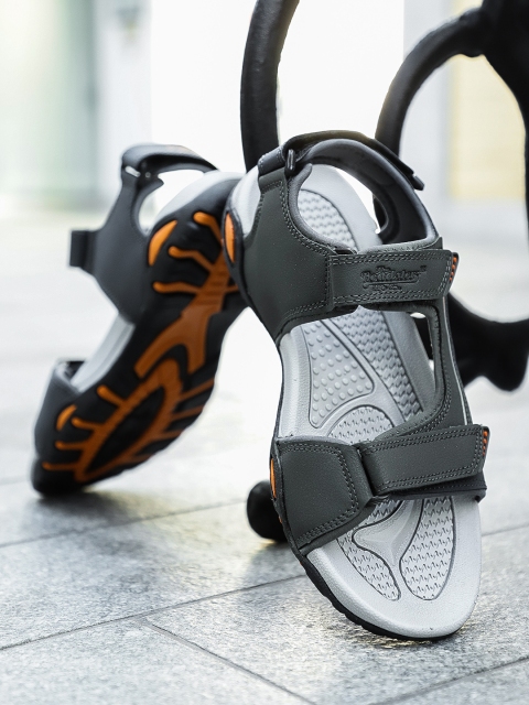 

Roadster Men Grey Sports Sandals