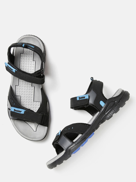 

Roadster Men Black Sports Sandals
